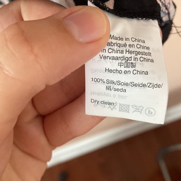 Madewell silk button back top - Picture 6 of 8